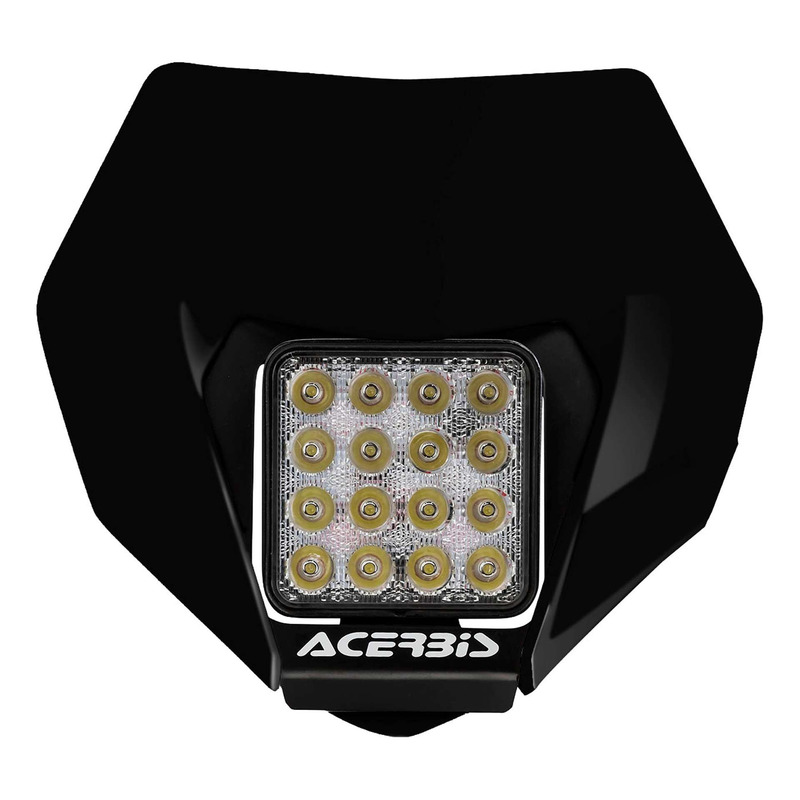 Plaque Phare LED Complète ACERBIS VSL Noir - Universelle