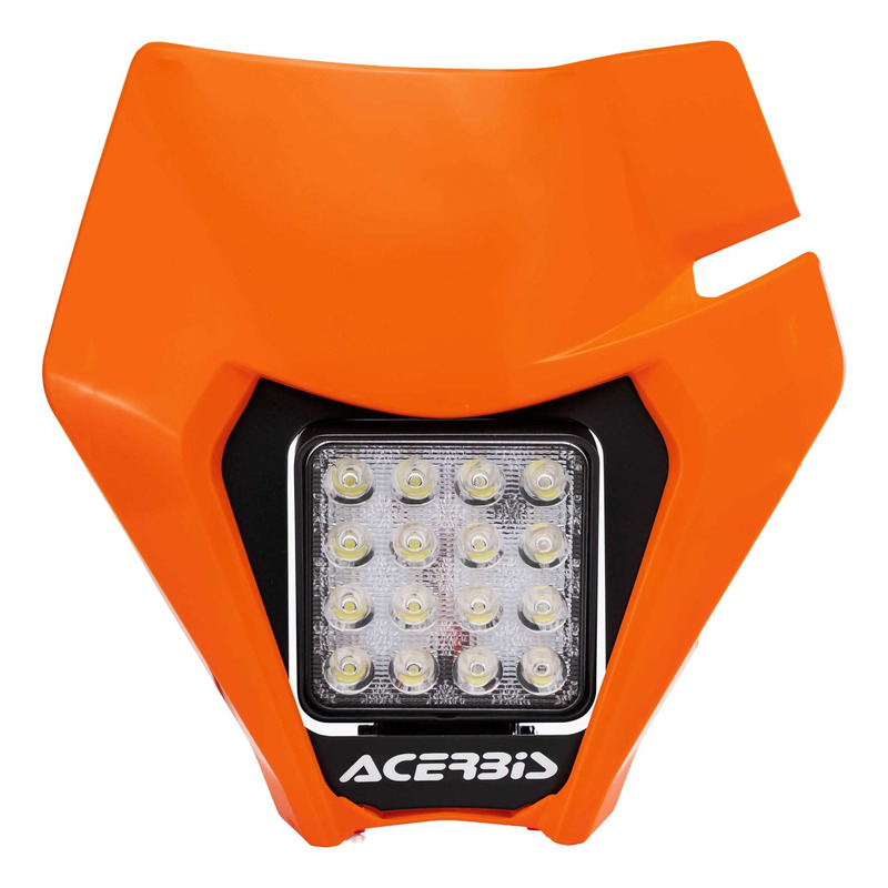 Plaque Phare LED Complète ACERBIS VSL Orange -
