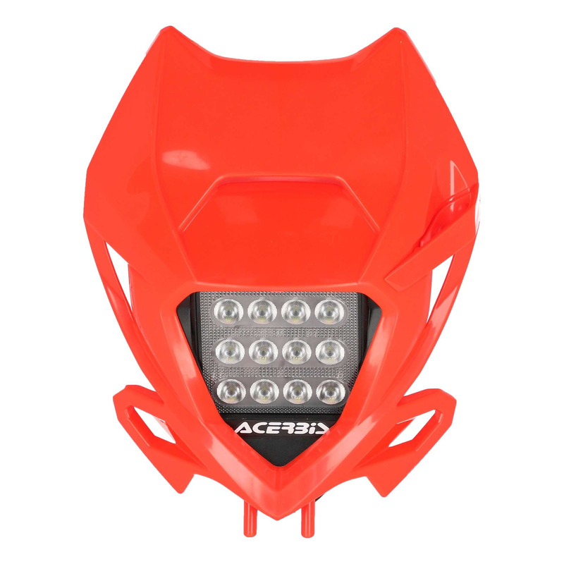 Plaque Phare LED ComplÃ¨te ACERBIS VSL Rouge - Beta 350 Ã  480 RR 4T 2
