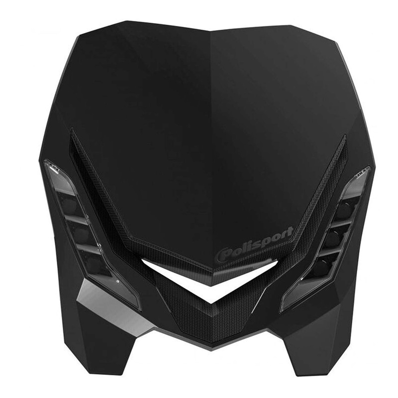 Plaque Phare Universelle POLISPORT E-BLAZE LED Noir