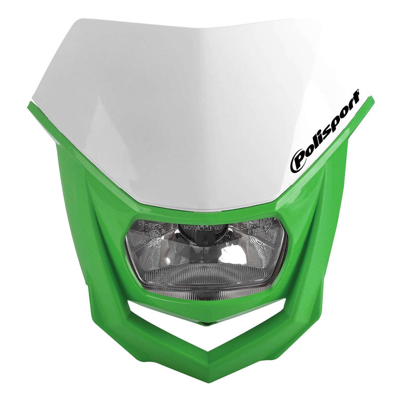 Plaque Phare POLISPORT Halo LED Vert / Blanc