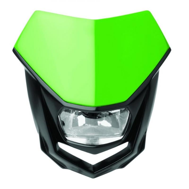 Plaque phare Polisport Halo vert/blanc