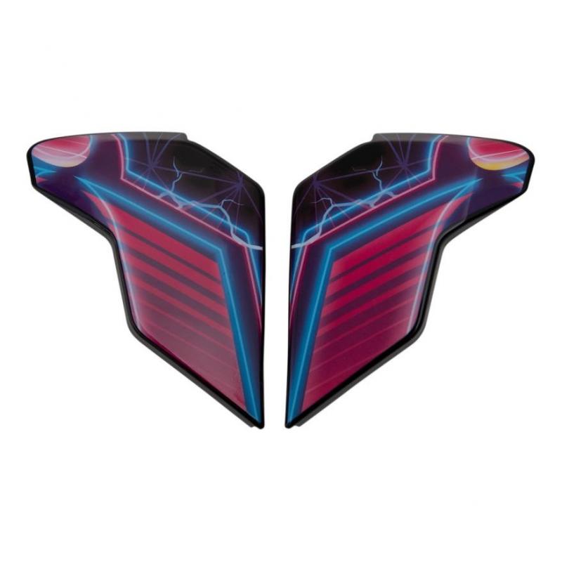 Plaques latérale Icon pour casque Airflite Synthwave, violet