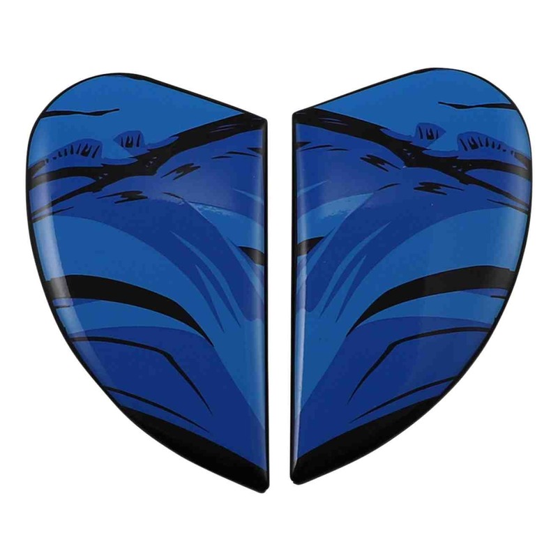 Plaques latérale Icon pour casque Airform™ Manik’R bleu
