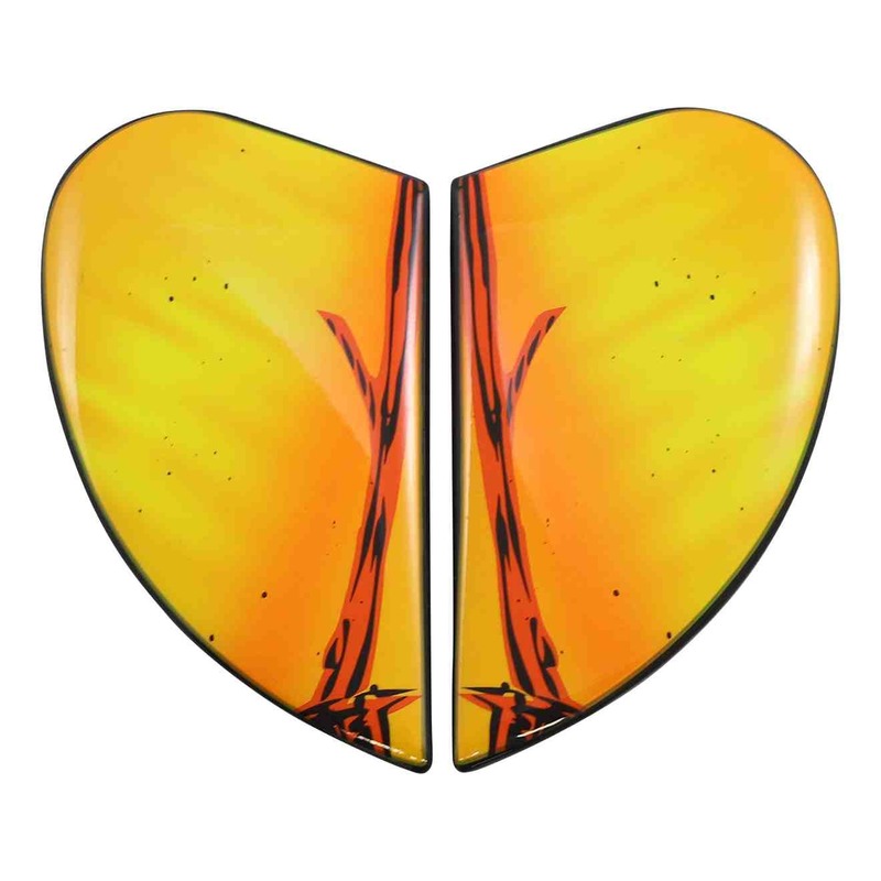 Plaques latérale Icon pour casque Airform™ Trick or street 2 orange