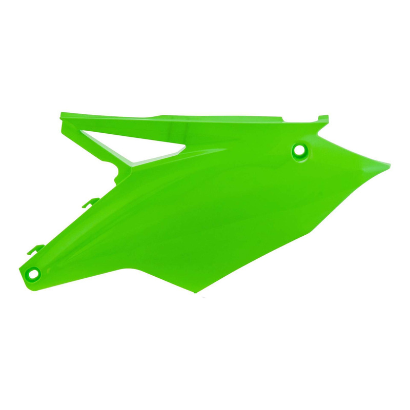 Plaques Latérales ACERBIS Vert Fluo - Kawasaki 250 KXF 17-20