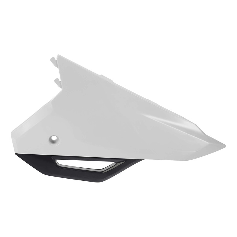 Plaques Latérales Complètes ACERBIS Blanc / Noir – Honda 250 CRF-R