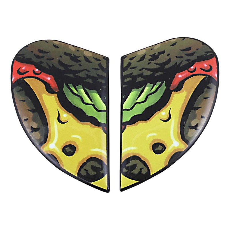 Plaques latérales Icon Airframe Pro FastFood multicolore