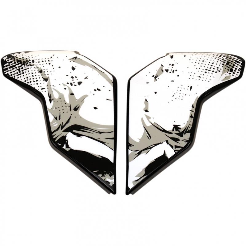 Plaques latérales Icon pour casque Airflite Skull 18 noir