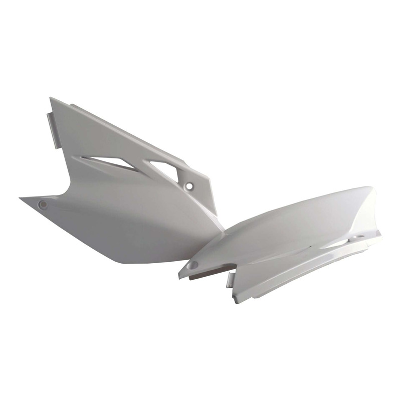 Plaques Latérales POLISPORT Type Origine Blanc - Kawasaki 450 KXF 06-