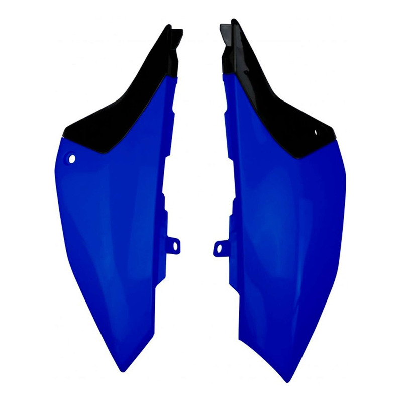 Plaques Latérales POLISPORT Type Origine Bleues pour Yamaha 65 YZ 19-25