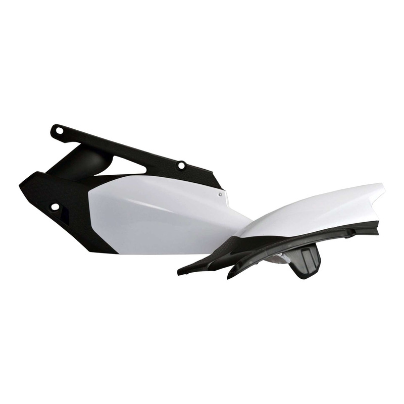 Plaques Latérales POLISPORT Type Origine Noir / Blanc - Yamaha 450 YZF 10-13