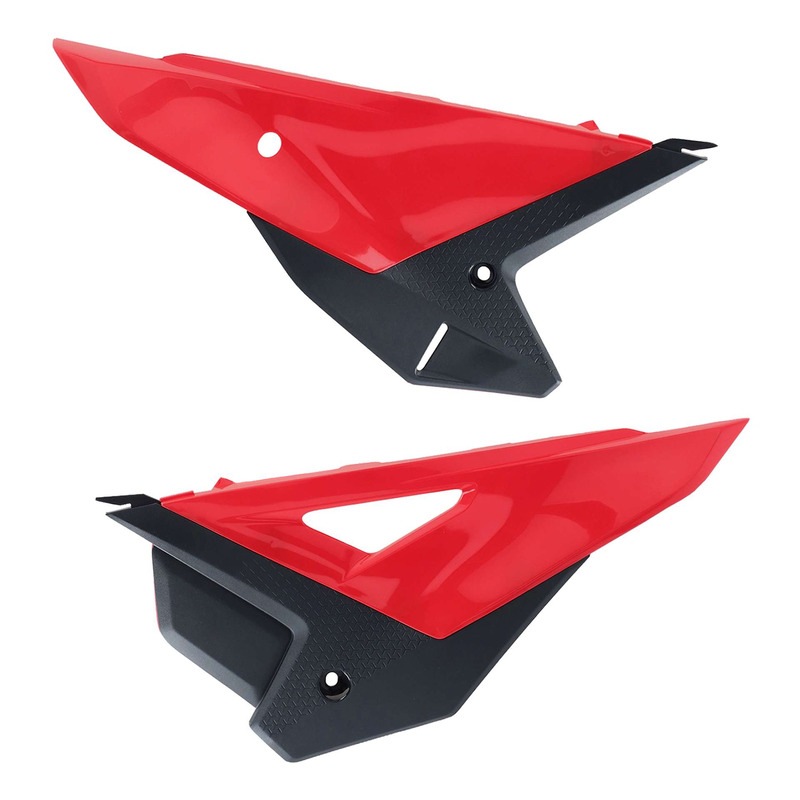 Plaques latérales Polisport type origine rouges Honda CRF 450 R 25-26
