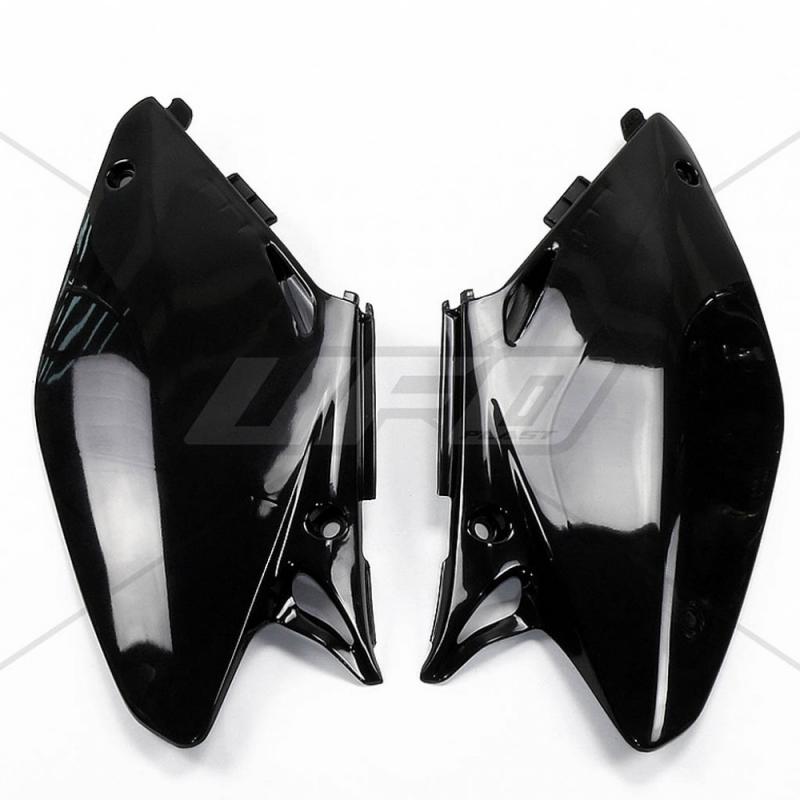 Plaques numéro latérales UFO Honda CR 250R 02-04 noir
