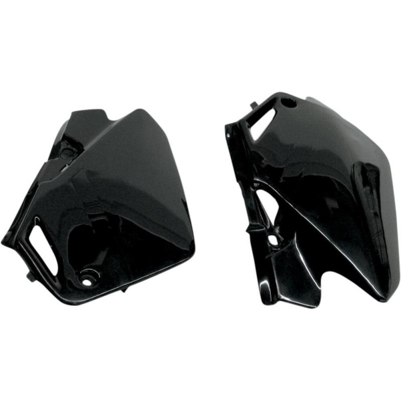 Plaques numéro latérales UFO Honda CR 85R 03-08 noir
