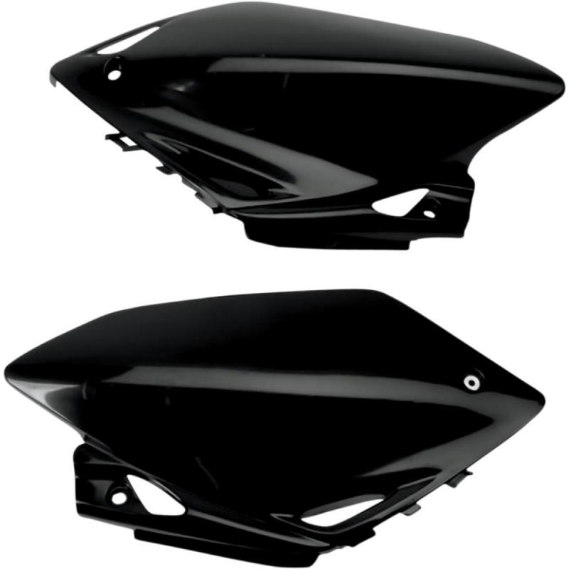 Plaques numéro latérales UFO Honda CRF 450R 05-06 noir