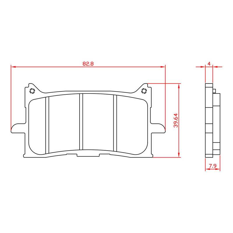 Plaquette de frein Brenta Metal frité Africa Twin/X-ADV