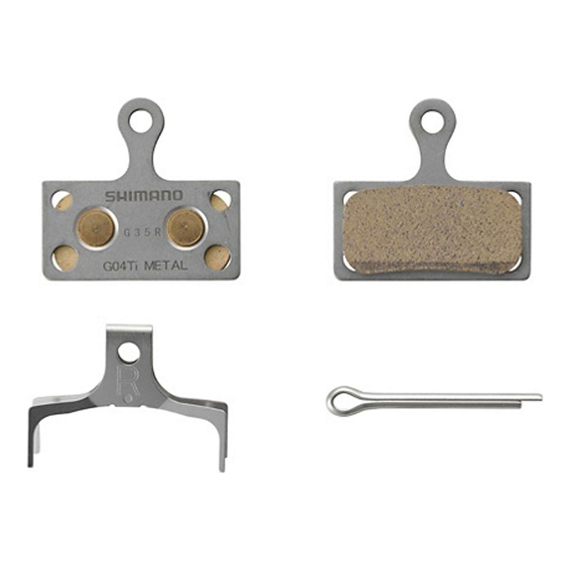 Plaquette Frein à Disque Vélo Shimano BP-G04TI-MX en Métal