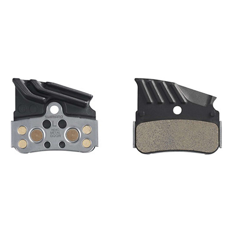 Plaquette Frein à Disque Vélo Shimano BP-N04C-MF en Métal avec Ailette