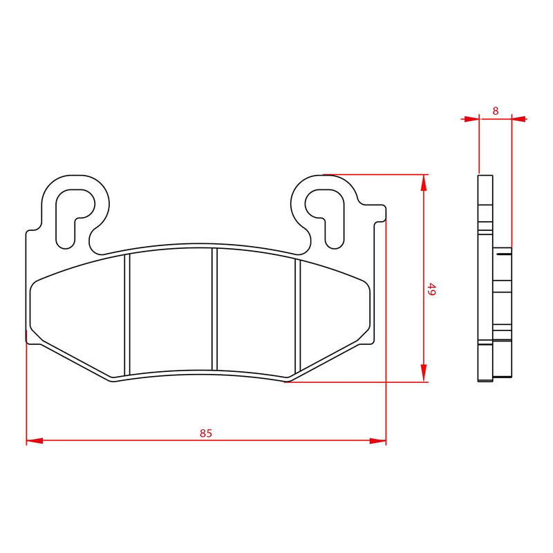 Plaquettes de frein avant Brenta Metal Fritté - BMW R1300GS 2024-