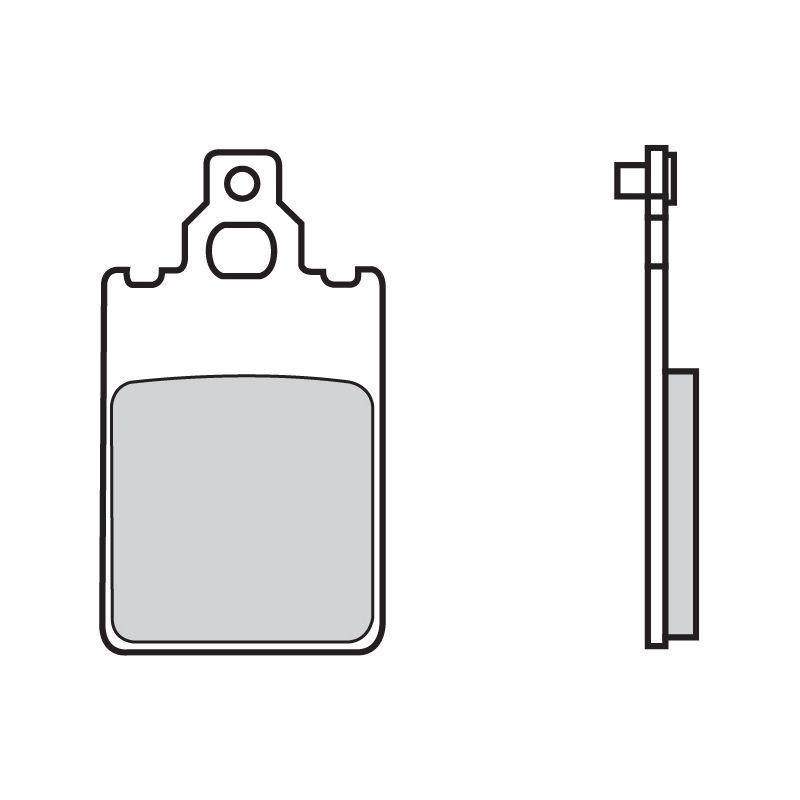 Plaquettes de frein Brembo 07009CC carbone céramique avant