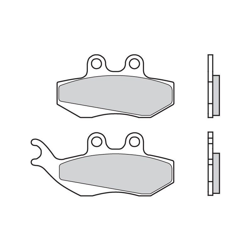 Plaquettes de frein Brembo 07012CC carbone céramique avant
