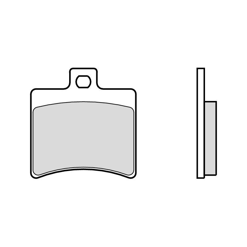 Plaquettes de frein Brembo 07020CC carbone céramique