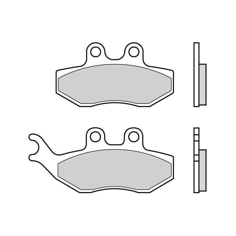 Plaquettes de frein Brembo 07049CC carbone céramique avant
