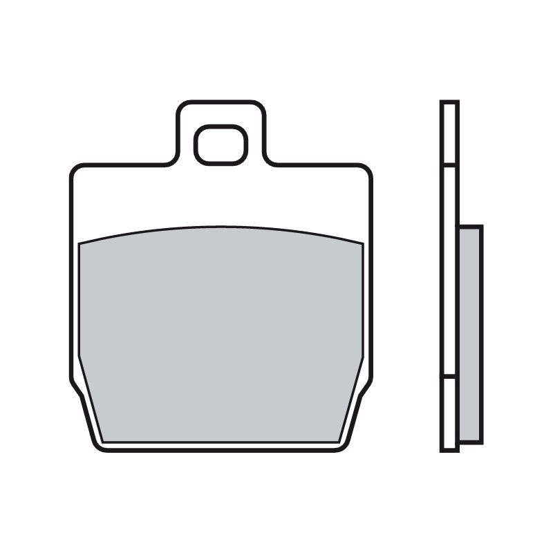 Plaquettes de frein Brembo 07066CC carbone céramique avant