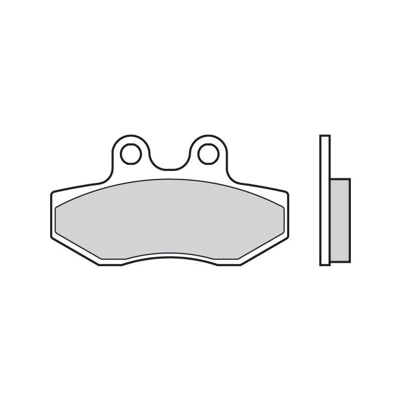 Plaquettes de frein Brembo 07068CC carbone céramique avant