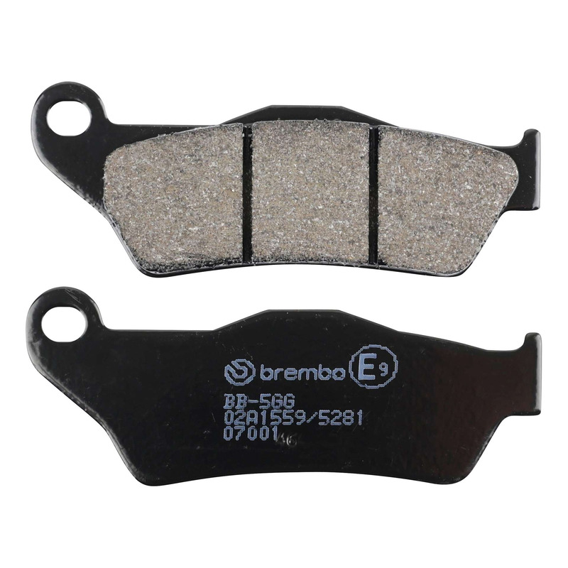 Plaquettes de frein Brembo carbone cÃ©ramique 07001CC