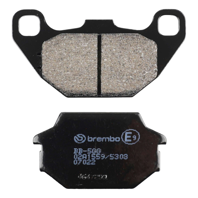 Plaquettes de frein Brembo carbone cÃ©ramique 07022CC