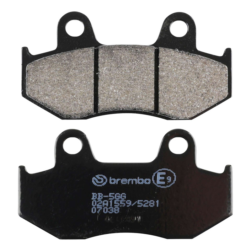 Plaquettes de frein Brembo carbone cÃ©ramique 07038CC