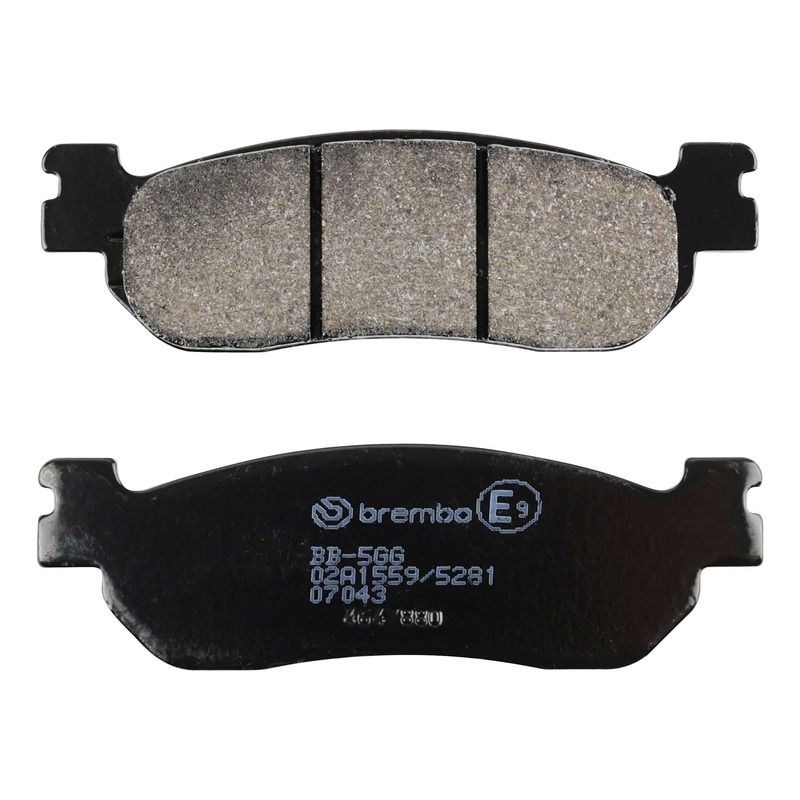 Plaquettes de frein Brembo carbone cÃ©ramique 07043CC