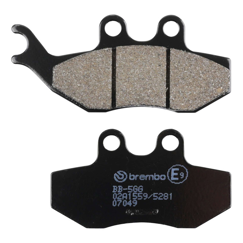 Plaquettes de frein Brembo carbone cÃ©ramique 07049CC