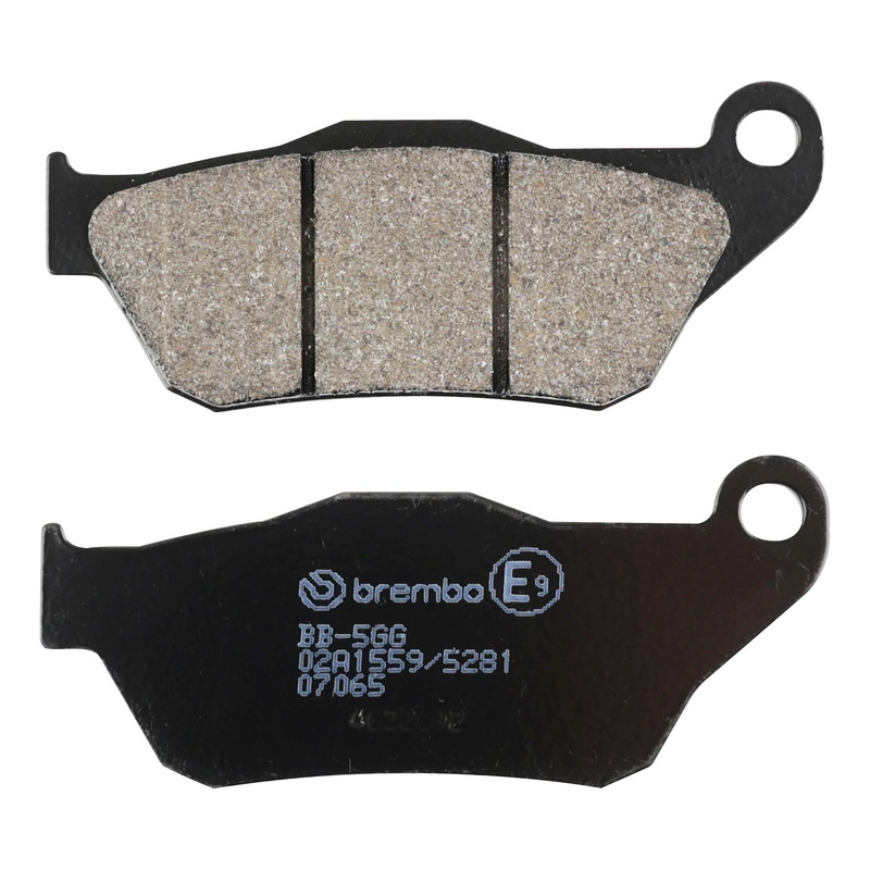 Plaquettes de frein Brembo carbone cÃ©ramique 07065CC