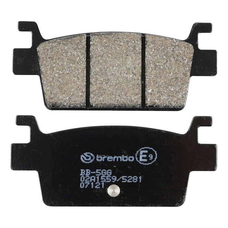 Plaquettes de frein Brembo carbone cÃ©ramique 07121CC