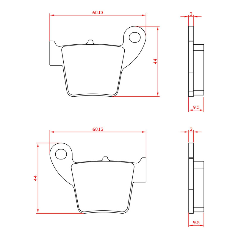 Plaquettes de frein Brenta BR6046