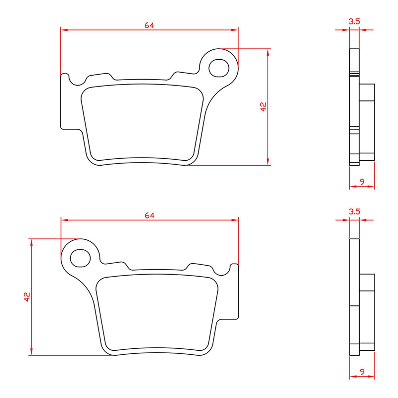 Plaquettes de frein Brenta BR6056