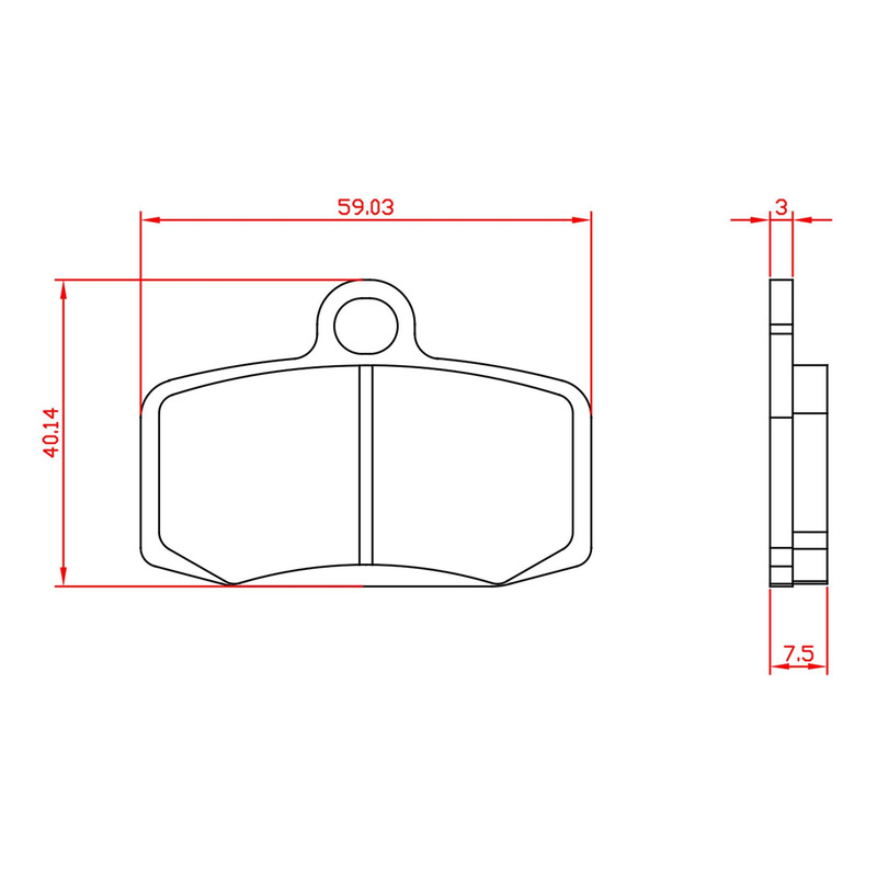 Plaquettes de frein Brenta BR6161