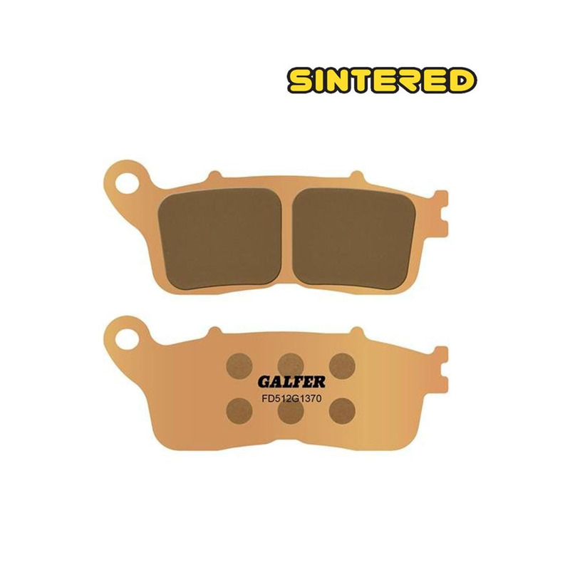 Plaquettes de Frein Galfer - G1370 métal fritté - FD512