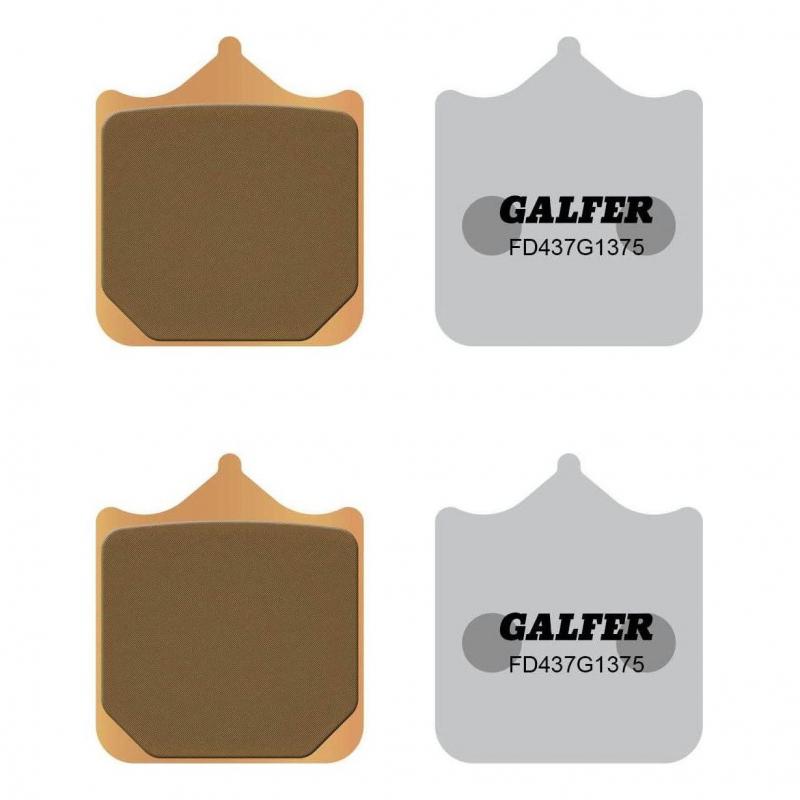 Plaquettes de Frein Galfer - G1375 métal fritté - FD437