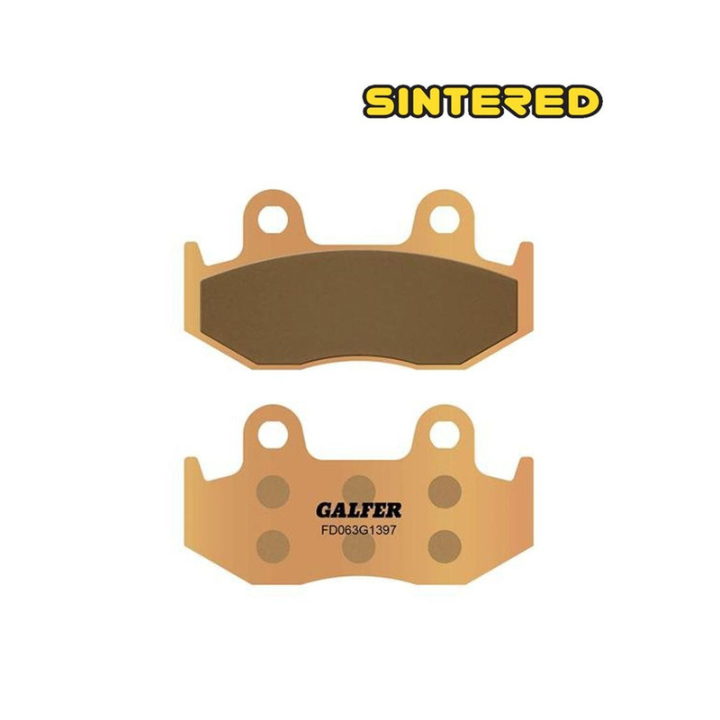 Plaquettes de Frein Galfer - G1397 métal fritté - FD063
