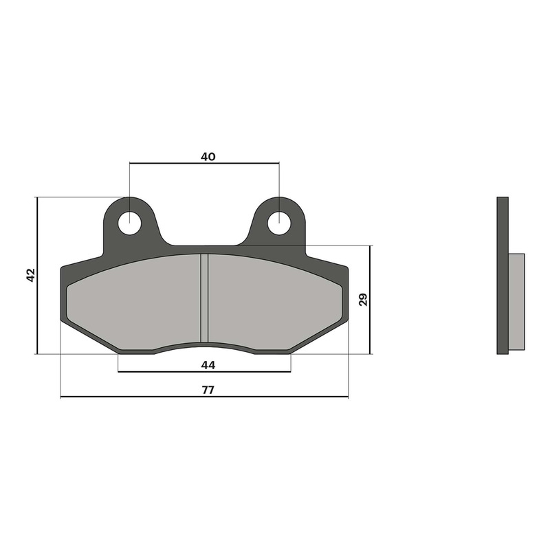 Plaquettes de Frein Malossi - 6215857BB - MBX/NSR