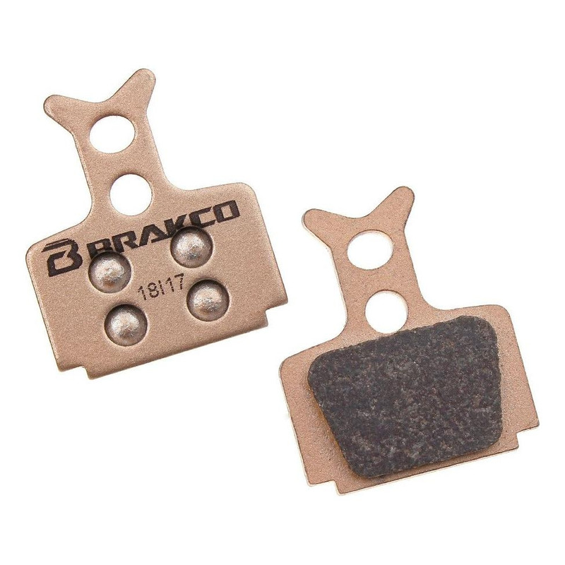 Plaquettes de frein métalliques Brakco Formula