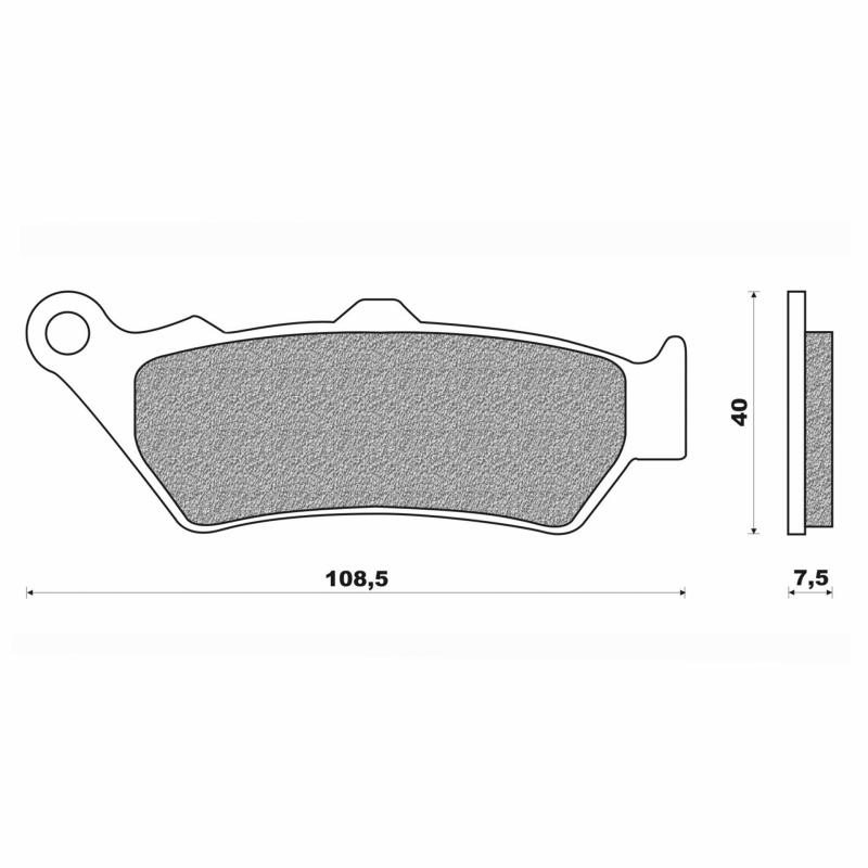Plaquettes de Frein Newfren - FD0216TS - BMW F 650 GS / K 1600