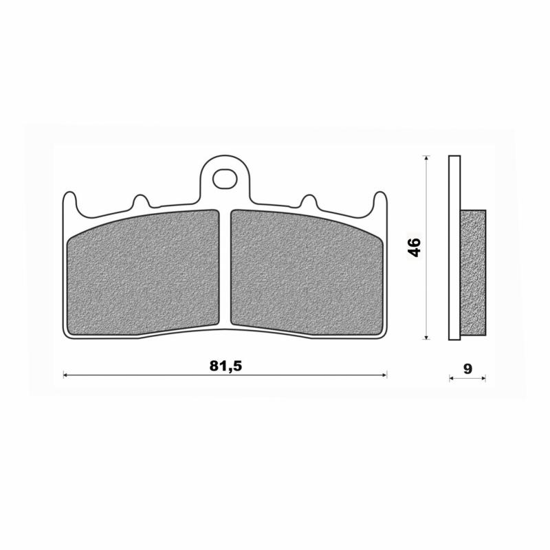 Plaquettes de Frein Newfren - FD0319SP - BMW R 850 R / R 1200 R