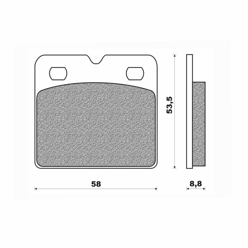Plaquettes de frein Newfren BMW R65 / R 80 R / R 100 RT
