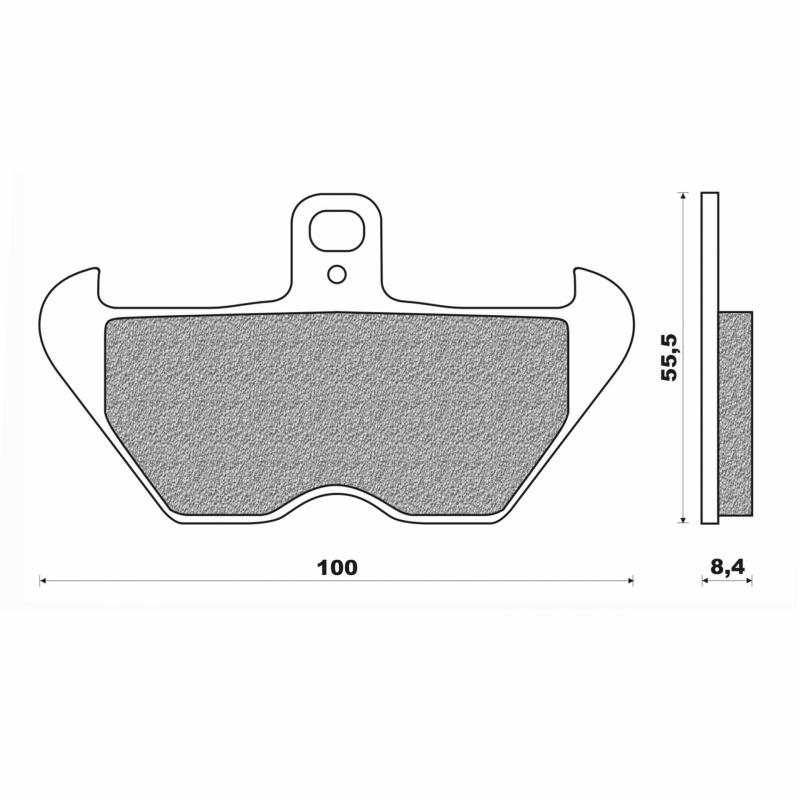 Plaquettes de Frein Newfren - FD0237BT - BMW R850GS / R1100GS / K1200R