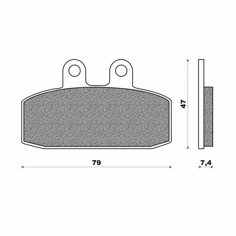 Plaquettes de Frein Newfren - FD0091BT - Moto Guzzi V7 Special / V7 r
